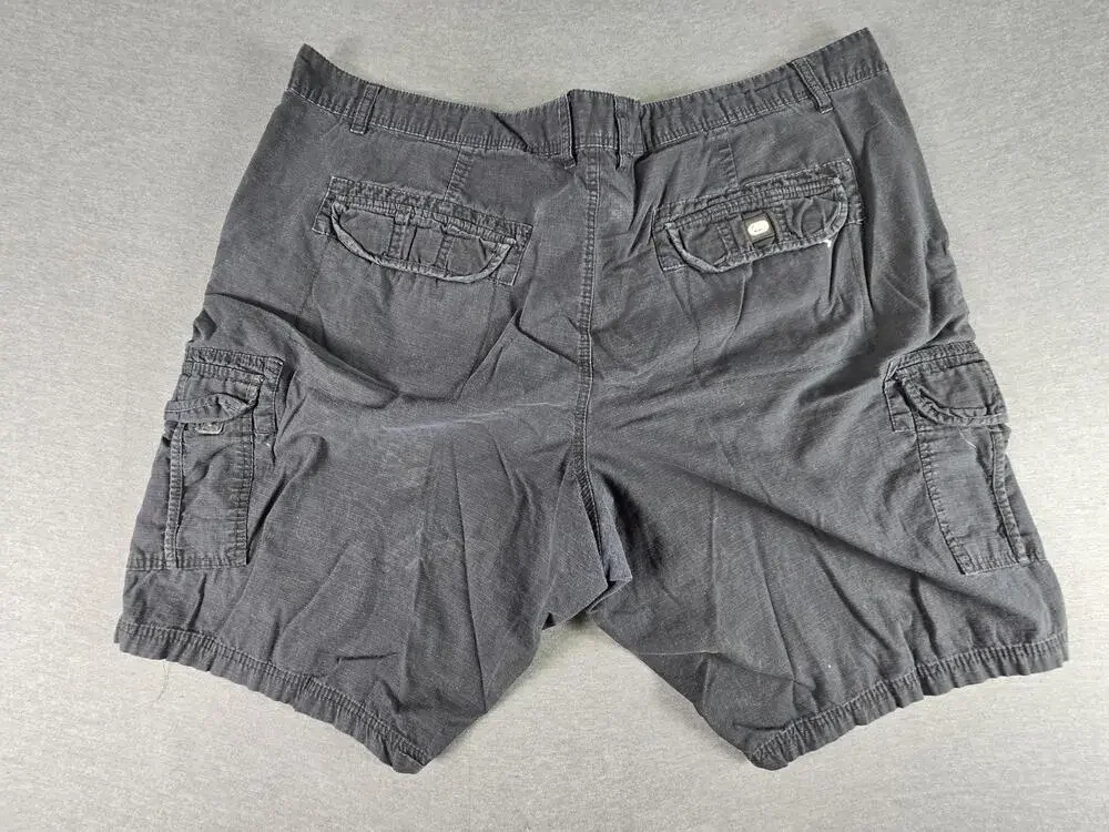 Ecko Unltd Shorts Mens 46 Gray Cargo Canvas Pockets Relaxed Fit Summer